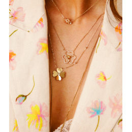 Le Collier Albino en acier PVD jaune ZAG bijoux, SNS25395-01UNI