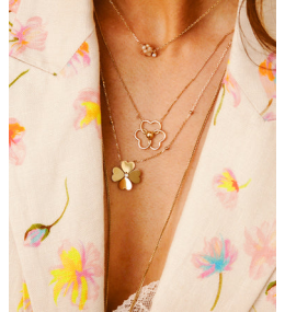 Le Collier Albino en acier PVD jaune ZAG bijoux, SNS25395-01UNI