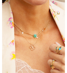 Le Collier Arisa en acier PVD jaune ZAG bijoux, SNS25647-01UNI