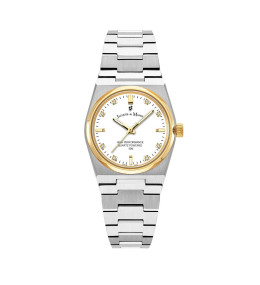 Montre femme Jacques du Manoir, Horizon ladies 31mm, 3 aiguilles acier bicolore, JWL03605