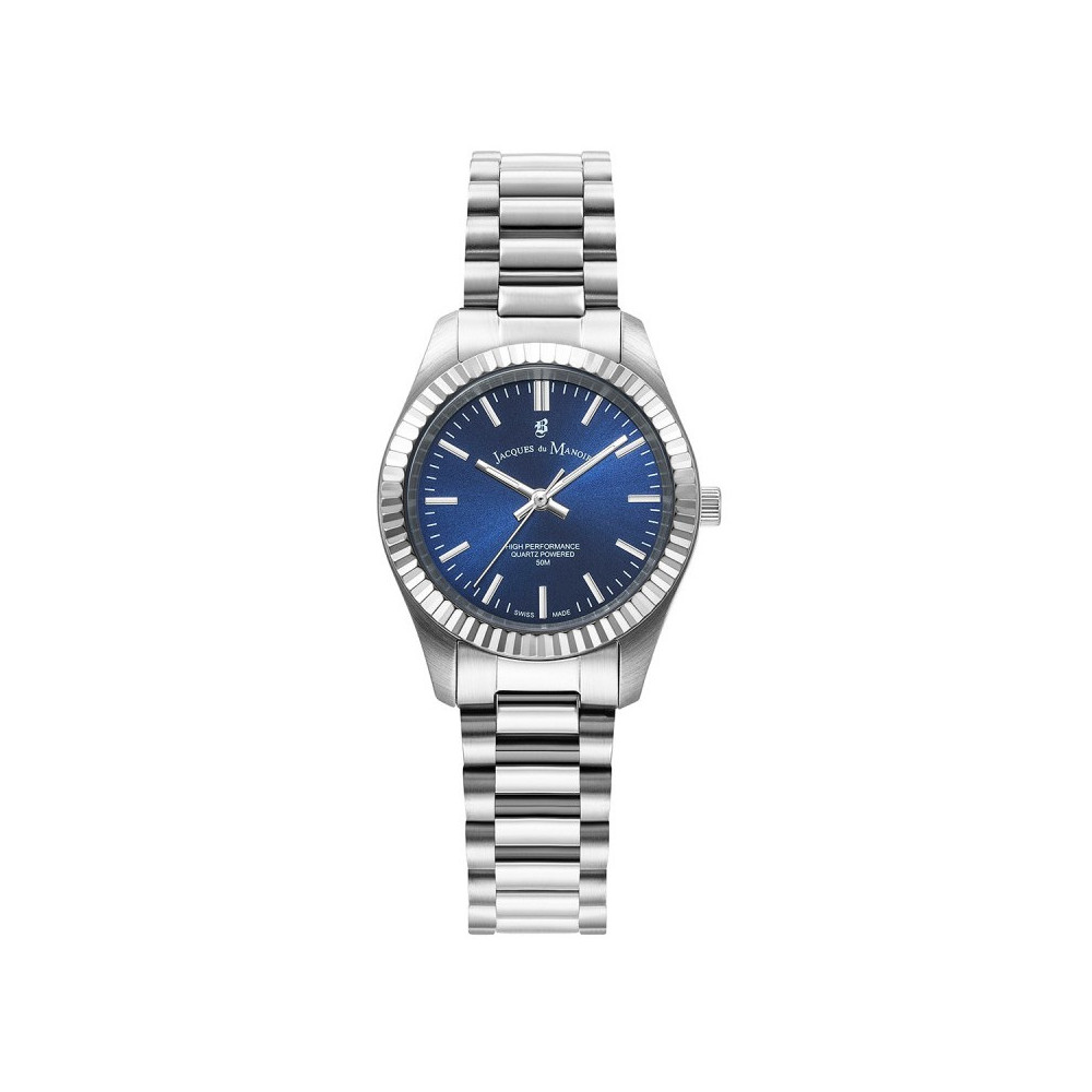 Montre femme Jacques du Manoir, Inspiration prime 31mm, 3 aiguilles et acier JWL03902