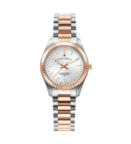 Montre femme Jacques du Manoir, Inspiration prime 31mm, 3 aiguilles et acier bicolore JWL03904