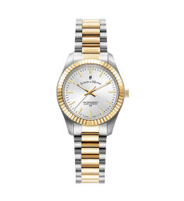 Montre femme Jacques du Manoir, Inspiration prime 31mm, 3 aiguilles et acier bicolore JWL03905
