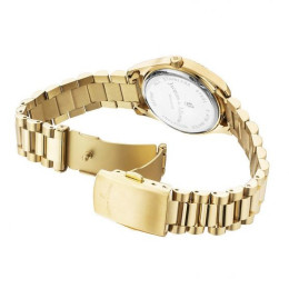 La Montre femme Jacques du Manoir, Inspiration prime 31mm, 3 aiguilles et acier doré jaune JWL03907