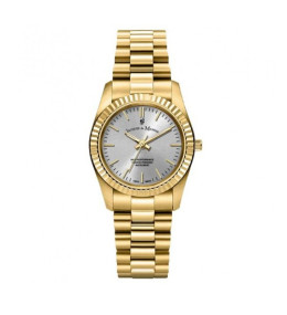 Montre femme Jacques du Manoir, Inspiration prime 31mm, 3 aiguilles et acier doré jaune JWL03907