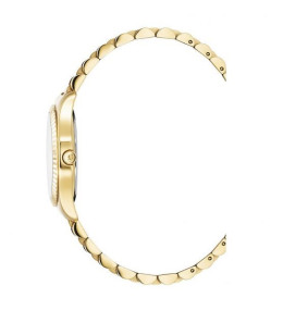 La Montre femme Jacques du Manoir, Inspiration prime 31mm, 3 aiguilles et acier doré jaune JWL03907