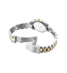 La Montre femme Jacques du Manoir, Inspiration prime 26,5mm, 3 aiguilles et acier bicolore JWL04005