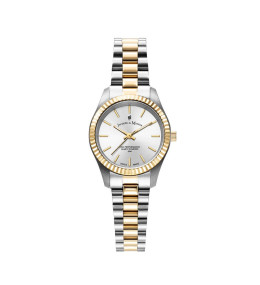Montre femme Jacques du Manoir, Inspiration prime 26,5mm, 3 aiguilles et acier bicolore JWL04005