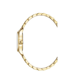 La Montre femme Jacques du Manoir, Inspiration prime 26,5mm, 3 aiguilles et acier doré jaune JWL04007