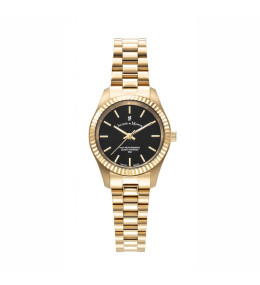 Montre femme Jacques du Manoir, Inspiration prime 26,5mm, 3 aiguilles et acier doré jaune JWL04007