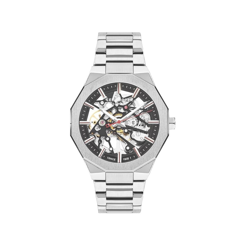 Montre Homme Lee Cooper Nathan, acier automatique, LC07906.650