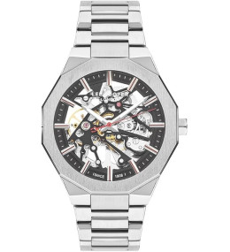 Montre Homme Lee Cooper Nathan, acier automatique, LC07906.650
