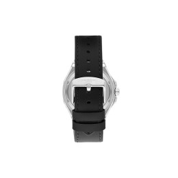 La Montre Homme Lee Cooper Samuel, acier et cuir noir automatique, LC07978.351