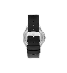 La Montre Homme Lee Cooper Samuel, acier et cuir noir automatique, LC07978.351