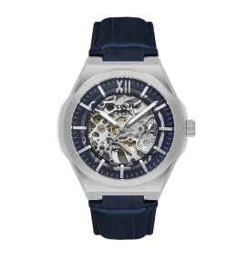 Montre Homme Lee Cooper Arthur, acier et cuir automatique, LC08050.399