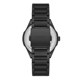 La Montre Homme Lee Cooper Erwann, acier noir automatique, LC08051.650