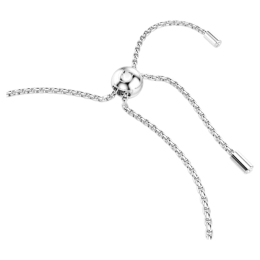 Le Bracelet Swarovski, Matrix Dégradé de tailles rondes, Blanc, Métal rhodié, 5690677