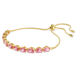 Le Bracelet Swarovski, Matrix Taille poire, Rose, Placage de ton or, 5707187