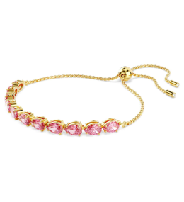 Le Bracelet Swarovski, Matrix Taille poire, Rose, Placage de ton or, 5707187