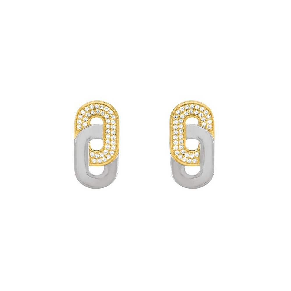 Les Boucles d'oreilles femme, argent 925/1000 bicolore, Charles Garnier Paris 1901, STYLES, AGF170199E