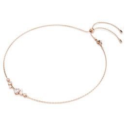 Le Collier Swarovski, Constella Crystal Pearl, Tailles rondes, Blanc, Placage de ton or rosé, 5729504