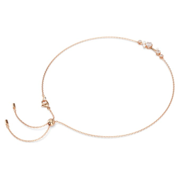Le Collier Swarovski, Constella Crystal Pearl, Tailles rondes, Blanc, Placage de ton or rosé, 5729504