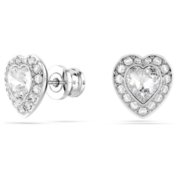La Parure Collier et Boucles d'oreilles Ariana Grande x Swarovski Tailles variées, Cœur, Blanc, Métal rhodié, 5720849