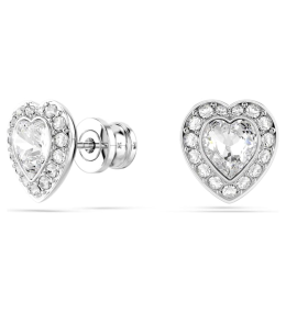 La Parure Collier et Boucles d'oreilles Ariana Grande x Swarovski Tailles variées, Cœur, Blanc, Métal rhodié, 5720849