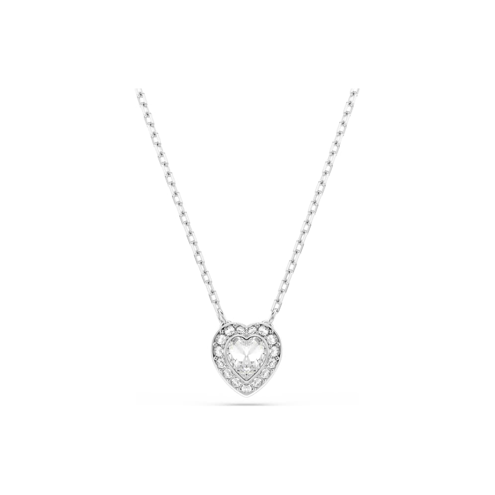 Collier Ariana Grande x Swarovski Tailles variées, Cœur, Blanc, Métal rhodié, 5720852