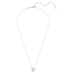 Le Collier Ariana Grande x Swarovski Tailles variées, Cœur, Blanc, Métal rhodié, 5720852