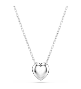 Le Collier Ariana Grande x Swarovski Tailles variées, Cœur, Blanc, Métal rhodié, 5720852