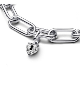 Le Mini dangle pendentif Pandora Me, coeur serrure en argent 925/1000, 793086C01