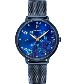 Montre Femme Pierre Lannier TALLIA, acier PVD bleu, 063G869
