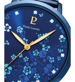 La Montre Femme Pierre Lannier TALLIA, acier PVD bleu, 063G869