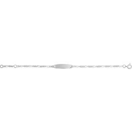 La Gourmette bébé argent 925/1000, mailles alternées 1+3 by Stauffer