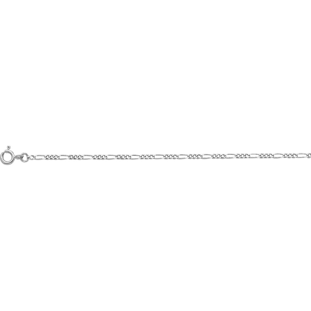 La Chaîne femme argent 925/1000, mailles alternées 1+3, largeur 1,70 mm, longueur 45 cm by Stauffer
