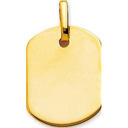 Le Pendentif laique or jaune 375/1000, forme tonneau by Stauffer