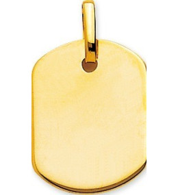 Le Pendentif laique or jaune 375/1000, forme tonneau by Stauffer
