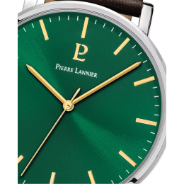 La Montre Homme Pierre Lannier ESSENTIAL, cuir 217G174