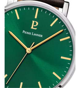 La Montre Homme Pierre Lannier ESSENTIAL, cuir 217G174