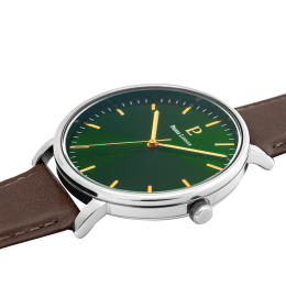 La Montre Homme Pierre Lannier ESSENTIAL, cuir 217G174