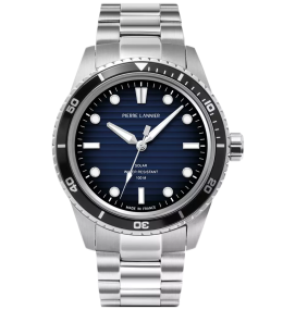 Montre Homme Pierre Lannier INTI, Solaire acier, 244H161