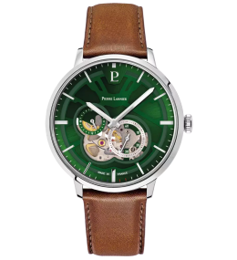 Montre homme Pierre Lannier TRIO, Automatique cuir, 334B174