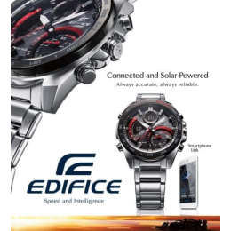 La Montre CASIO EDIFICE connectée et solaire ECB-900DB-1AER