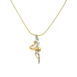 Collier Jourdan Bijoux, Tango, argent 925/1000 bicolore, JS 652