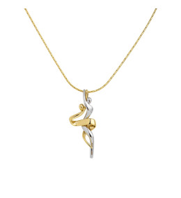 Collier Jourdan Bijoux, Tango, argent 925/1000 bicolore, JS 652