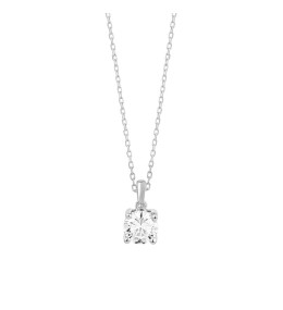 Collier or gris 750/1000 et diamants 0,15 carat by Stauffer