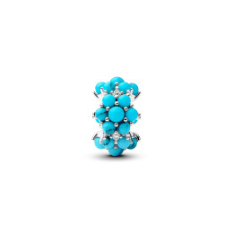 Charm Pandora moments, Océan couleur turquoise Argent 925/1000 Pandora 793897C02