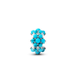 Charm Pandora moments, Océan couleur turquoise Argent 925/1000 Pandora 793897C02