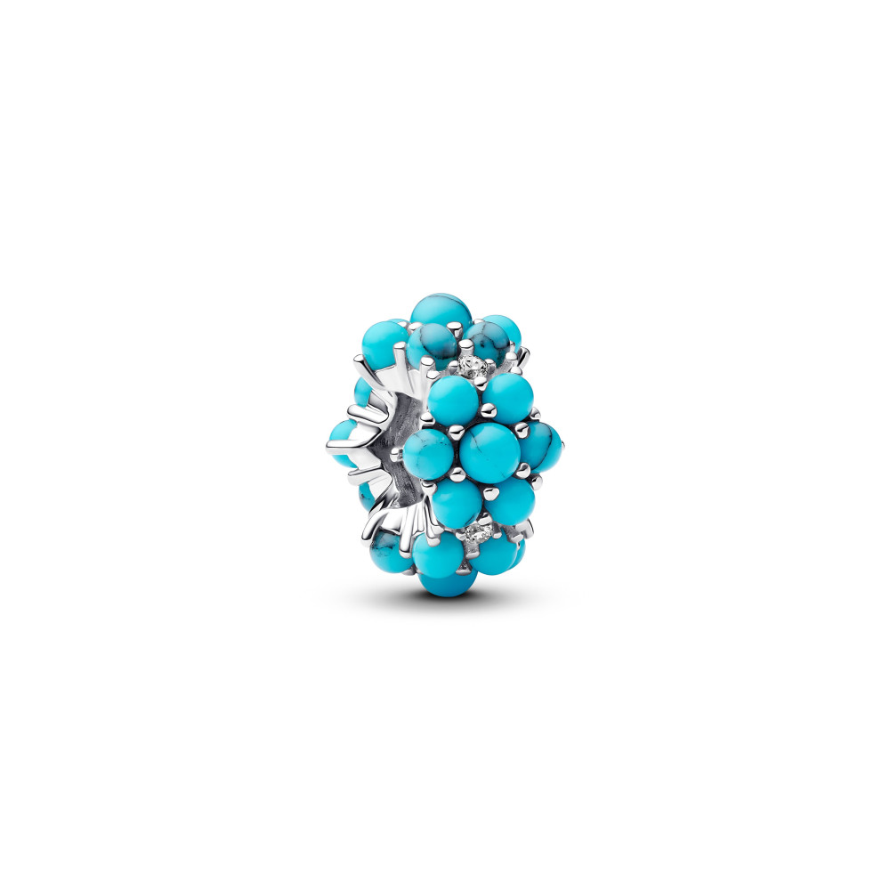 Charm Pandora moments, Océan couleur turquoise Argent 925/1000 Pandora 793897C02